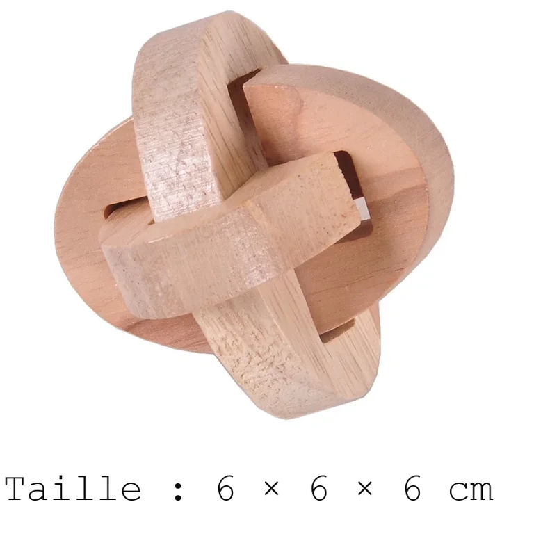 Casse tête 3 pièces bois