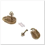 Casse tête cadenas romain