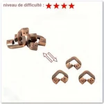 Casse tête coeur metal