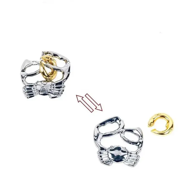 Casse tête métal crabe