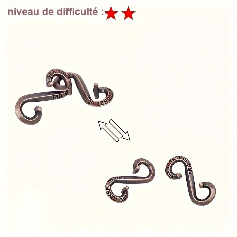 Casse tête métallique S